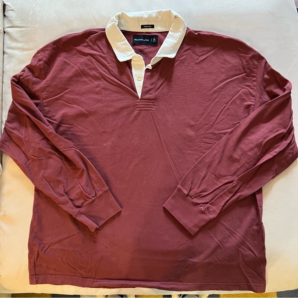 Long Sleeved Men’s Abercrombie & Fitch Rugby Shirt